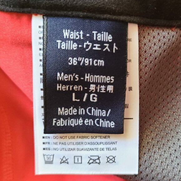 ARC'TERYX men's GAMMA LT STRETCH SHELL WATER RESISTANT PANTS CINCH HEMS sz L - Picture 7 of 9